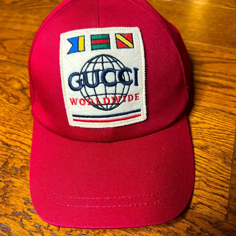 Gucci Worldwide Patch Baseball Cap